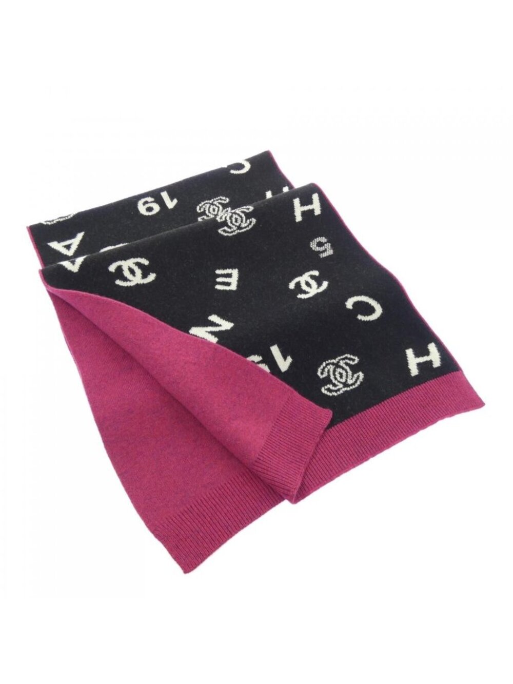 Chanel 23A Scarf Black